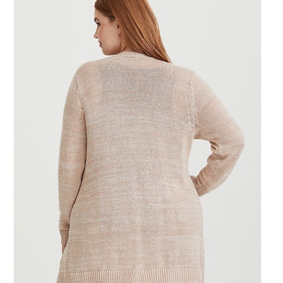 🎉 HP 🎉 🆕 Torrid Women’s Blush Longline Knit Cardigan - Picture 6 of 8